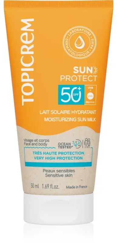 Topicrem Sun Protect Moisturizing Sun Milk hydratisierende Sonnenmilch SPF 50+ 50 ml