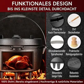 gusskönig Dutch Oven 12 l Gusseisen