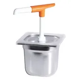 Contacto Deckel mit Loch für Saucendispenser