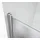 a&n&a aQualine Pilot Duschtür rechts 70 x 190 cm grau/Glas Brick PT070W
