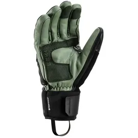 Leki Hevon 3D Skihandschuhe Black/Dusty Green 10