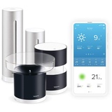 Set Netatmo Smarte Wetterstation + Regenmesser + Windmesser + WLAN + Funk + Innen- und Außensensor + Amazon Alexa