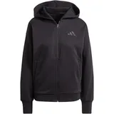 adidas All SZN Fleece Kapuzen-Sweatjacke Damen IX3809 - black XXS