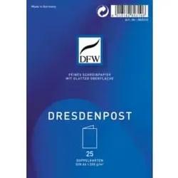 Doppelkarte A6 hochf. DFW DRESDNER 800310