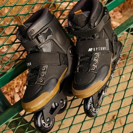 K2 Skates Unisex Inline Skates Uptown, Black - Gold, 30F0181.1.1.075