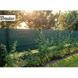 Bradas Zaunband 19cmx35m grau Zaun- Palisadenband Sichtschutz Lärmschutz BRADAS TOB4501935LGYL,