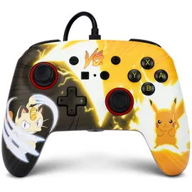 PowerA Pokémon: Pikachu vs. Meowth Controller Gelb Nintendo Switch