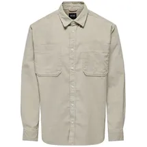 Only & Sons Langarmhemd Beige L