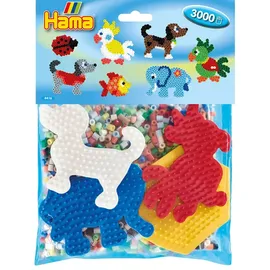 Hama Perlen 4416 Bügelperlen Set 3000 Stück