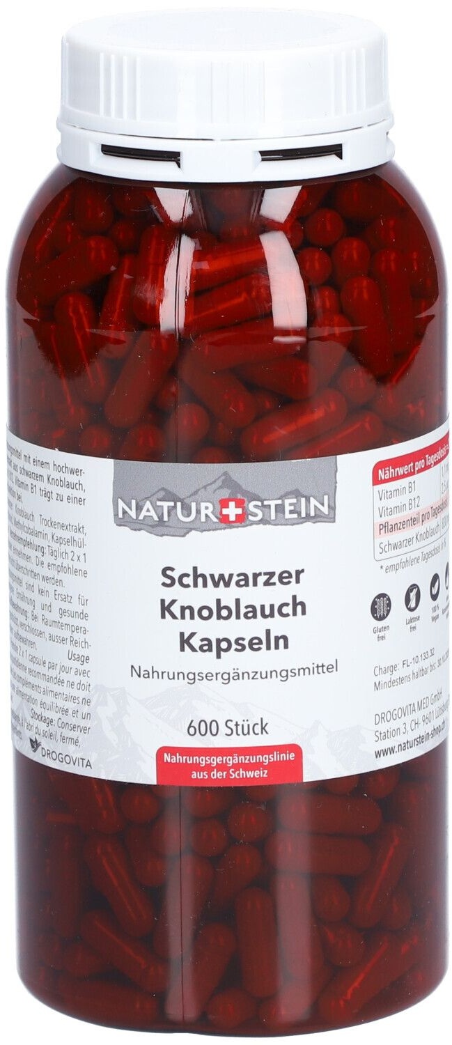 Naturstein Schwarzer Knoblauch