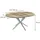 Vicco Esstisch Loyd 120 x 76.5 cm ausziehbar Eiche rustikal/Grau