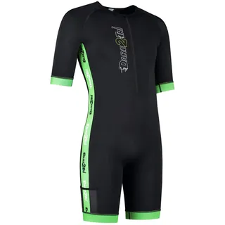 Dare2tri Coldmax Trisuit für Herren, Schwarz/Grün, S