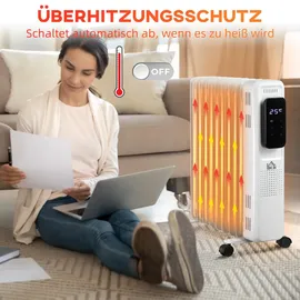 Homcom Ölradiator durch Strom erhitzt 2180 W