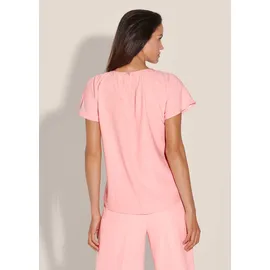 Madeleine Shirtbluse mit Glanz-Akzent Rosa 38