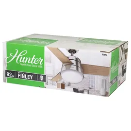 Hunter Fans Finley 91 cm Deckenventilator Silber