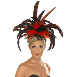 Burlesque Feder Kopfschmuck für Damen - OS