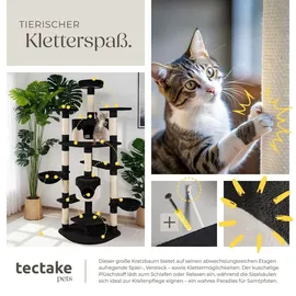 Tectake Fippi Kratzbaum 201 cm schwarz