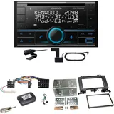 Kenwood DPX-7300DAB Bluetooth DAB Einbauset für Mercedes Sprinter W906 Crafter