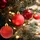 Tectake 24er Set Christbaumkugeln rot