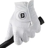 FootJoy Herren Golfhandschuh CabrettaSof Leder-Handschuh - Weiß, M