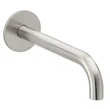 Herzbach Deep IX Wandauslauf 28.142000.2.09 Edelstahl gebürstet, 240 mm, 1/2"