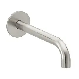 Herzbach Deep IX Wandauslauf 28.142000.2.09 Edelstahl gebürstet, 240 mm, 1/2"