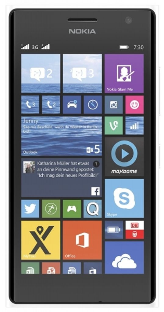 Nokia Lumia 730 Smartphone (Snapdragon 400 white Vorfware)