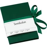 Semikolon Uni Leporello Fotoalbum senkrecht dunkelgrün