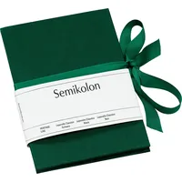Semikolon Uni Leporello Fotoalbum senkrecht dunkelgrün