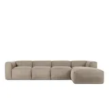 Konsimo Ecksofa Buffo ¦ beige ¦ Maße (cm): B: 365 H: 73