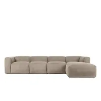 Konsimo Ecksofa Buffo ¦ beige ¦ Maße (cm): B: 365 H: 73