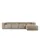 Konsimo Ecksofa Buffo ¦ beige ¦ Maße (cm): B: 365 H: 73