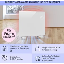 Klarstein Bornholm Single Smart Konvektionsheizgerät 1000 W