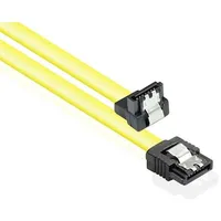 Good Connections SATA Anschlusskabel 0,5m 6Gb/s mit Metallclip gewinkelt