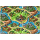 Snapstyle Kinderteppich Strassenteppich Spiel Teppich Dino Welt Grün, in 24 Größen