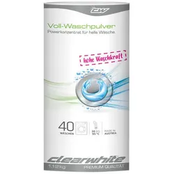 clearwhite Vollwaschpulver Runddose