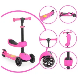 Moni Kinderroller 2 in 1 Pink/Rosa
