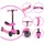 Moni Kinderroller 2 in 1 Pink/Rosa