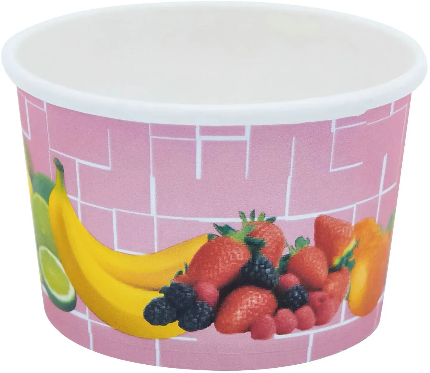 Eisbecher, Pappe rund 100 ml O 70mm, Höhe 45mm, 