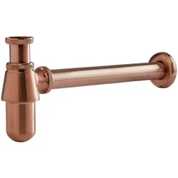 Flaschensiphon für Waschbecken | satiniertes Kupfer - Elizabeth