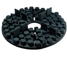 Sanpro Gummi Plattenlager 2 mm Fuge Stapelbar von 10-30 mm 50 Stück