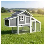 Melko Hühnerstall Hühnerhaus Geflügelstall Hühnervoliere Hühnerkäfig Kükenstall