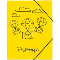 Pagna Sammelmappe Postmappe DIN A4 gelb