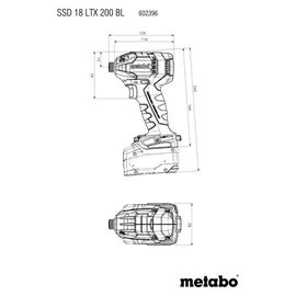 Metabo SSD 18 LTX 200 BL 602396800