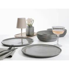 CreaTable Chef Collection Tafelservice 12-tlg. grau