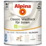 Alpina Classic Weißlack für Innen 750 ml reinweiß glänzend