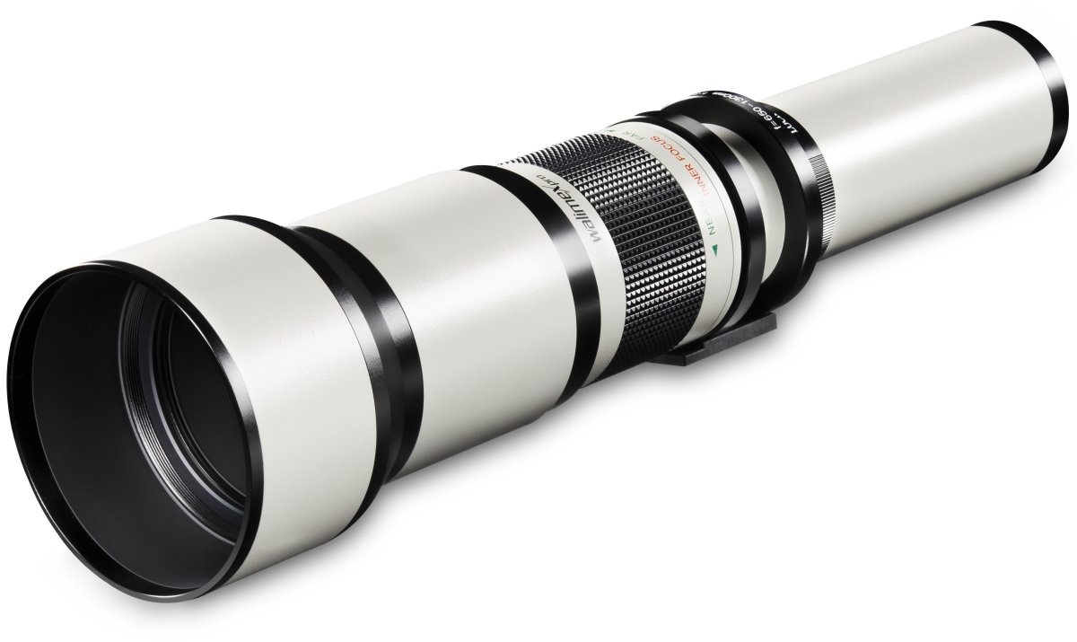 Walimex pro 650-1300mm 1:8-16 CSC Teleobjektiv für Sony E - Manueller Fokus, Zoom-Teleobjektiv für Vollformat & APS-C Sensor, Ganzmetallfassung, inkl. Aufbewahrungstasche & Objektivdeckeln