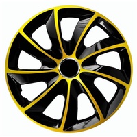 NRM Radkappen Stig Extra, 17 in Zoll, 17" Radkappen Komplettset 4 Stück goldfarben|schwarz