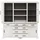 OTTO home Buffet Anabel 186 x 45 x 190 cm Weiß