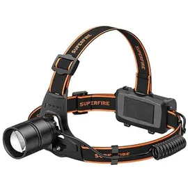 SuperFire HL71, LED Kopflampe, 15W, 500lm, USB-C